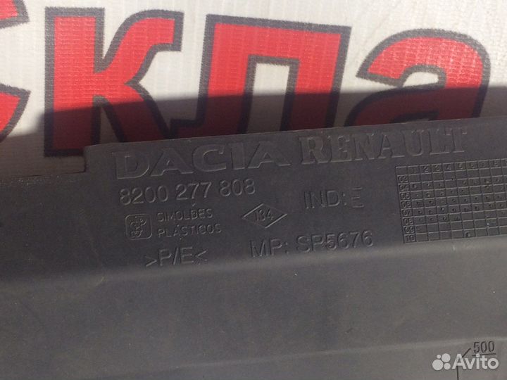 Renault Logan 1 Дефлектор радиатора