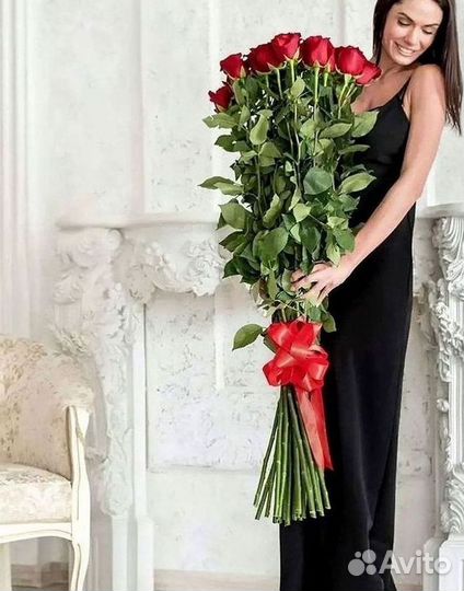 Высокие розы Гигантские розы Доставка цветов
