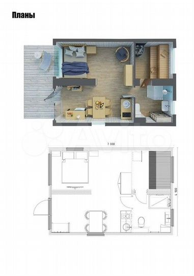 Дом 29 м² на участке 10 сот.