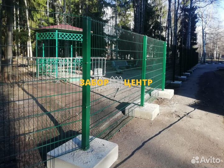 3D и 2D сварная сетка Гиттер для забора, Ростов