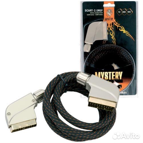 Кабель межблочный scart вилка – scart вилка