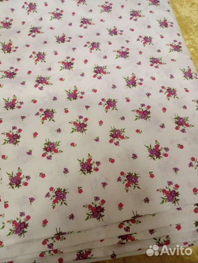 Отрез ткани хлопок СССР
