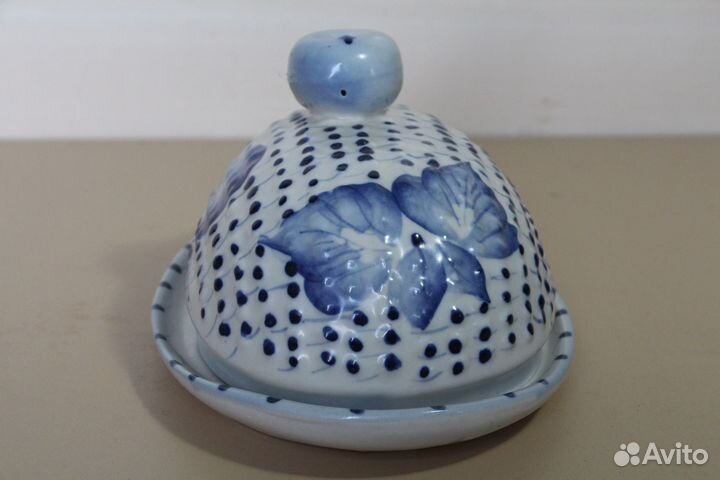 Масленка Ежик Гжель 70 е