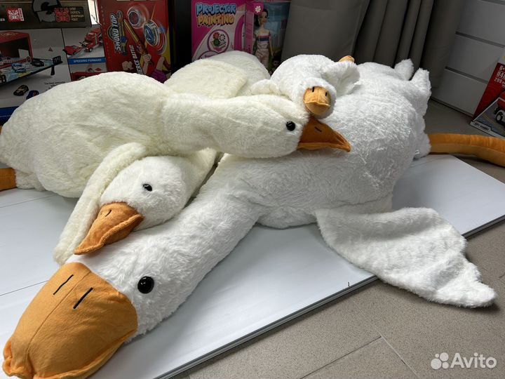 Мягкая игрушка гусь обнимусь