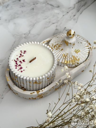 Набор ароматических свечей/ Свеча в шкатулке