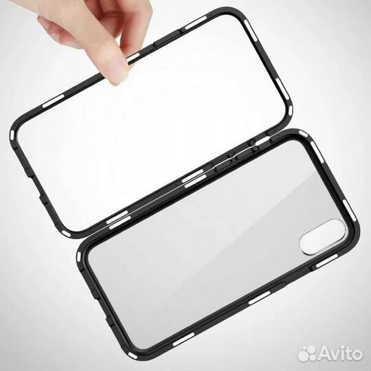 Магнитный чехол (металл) для Realme narzo 30 4g