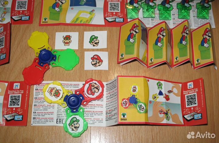 Супер Марио Super Mario игрушки из kinder joy