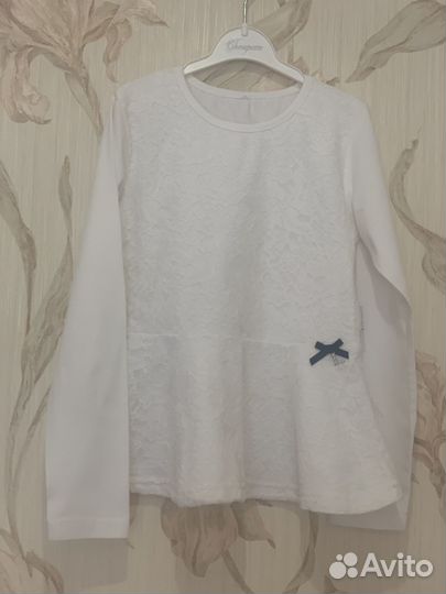 Школьная блузка 128