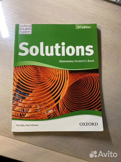 Учебник Solutions Elementary 2nd Edition
