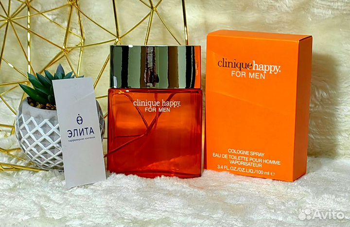 Clinique Happy for men 100 мл туалетная вода муж