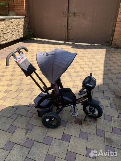 Детский велосипед-коляска