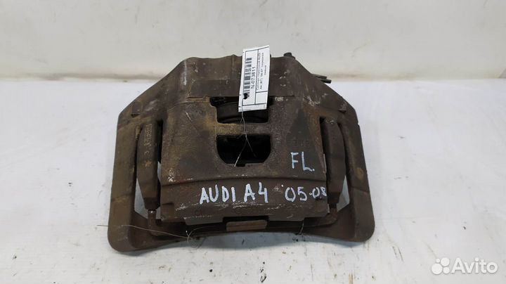 Суппорт тормозной audi A4 (B7) 04-07 передний левы