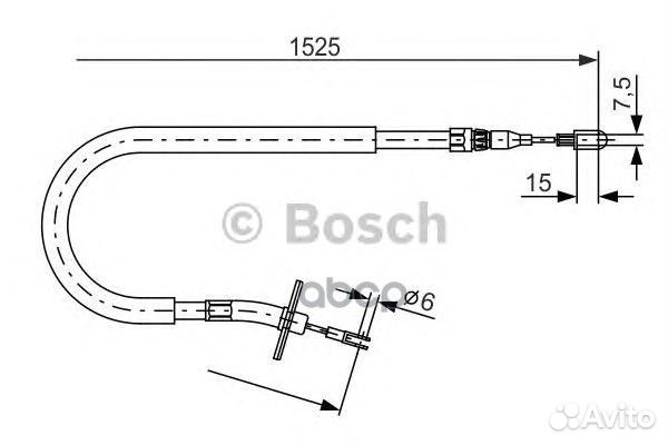 1 987 477 858 трос ручника зад.л. MB Sprinter