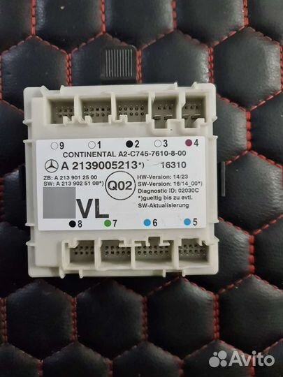 Блок управления передней левой двери Mercedes W213