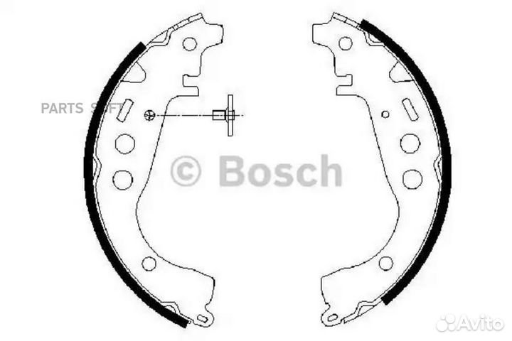 Bosch 0986487589 Колодки тормозные toyota yaris -0