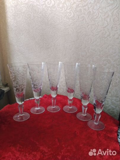 Фужеры рюмки Винтаж