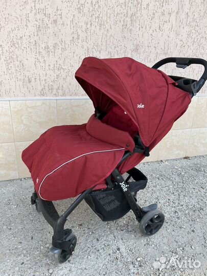 Коляска joie muze lx cranberry