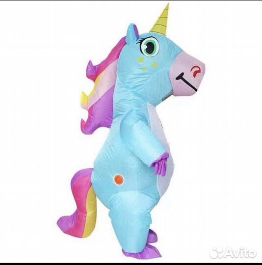 Надувной костюм динозавр