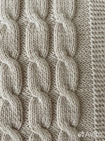 Плед детский вязаный ручная работа