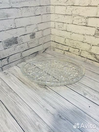 Хрустальное блюдо СССР