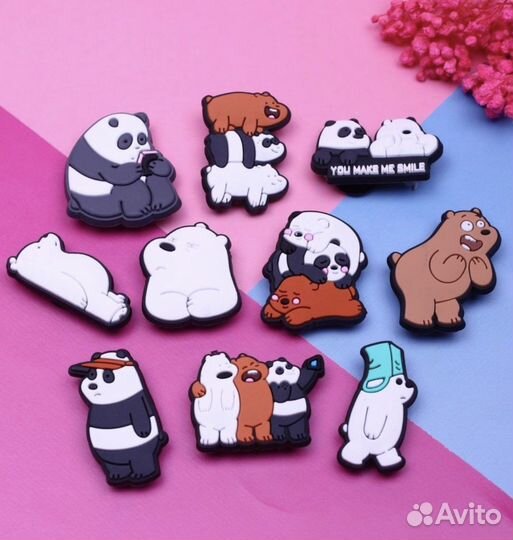 Джиббитсы для crocs с медведями