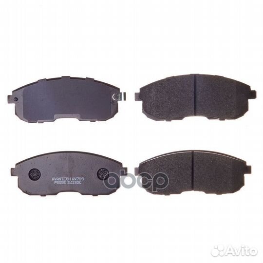 Колодки тормозные дисковые Avantech AV709 avantech
