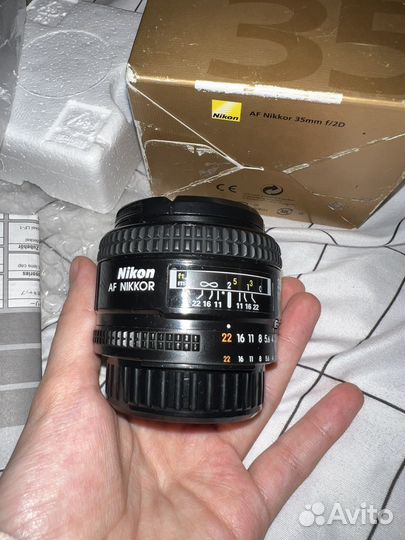 Объективы Nikon 35 mm/AF nikkor 28-80mm