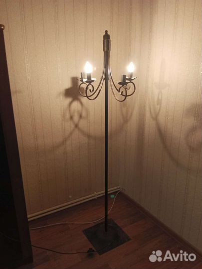 Торшер напольный роза