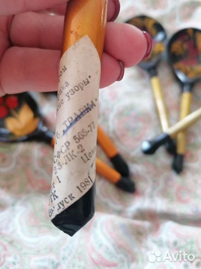 Деревянные ложки, 6 штук