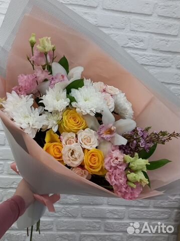 Цветы, Розы, Хризантема, Гипсофила, доставка