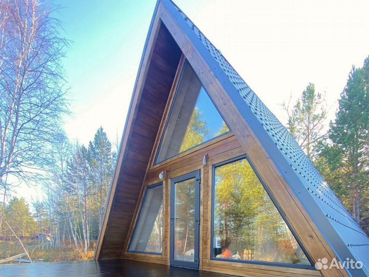 Дом под ключ в стиле A-frame Дом А-фрейм