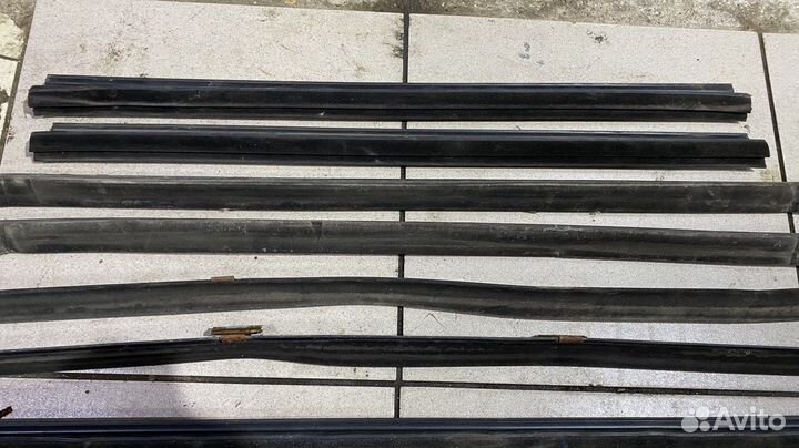 Уплотнители бархотки стекол Mercedes Benz W140