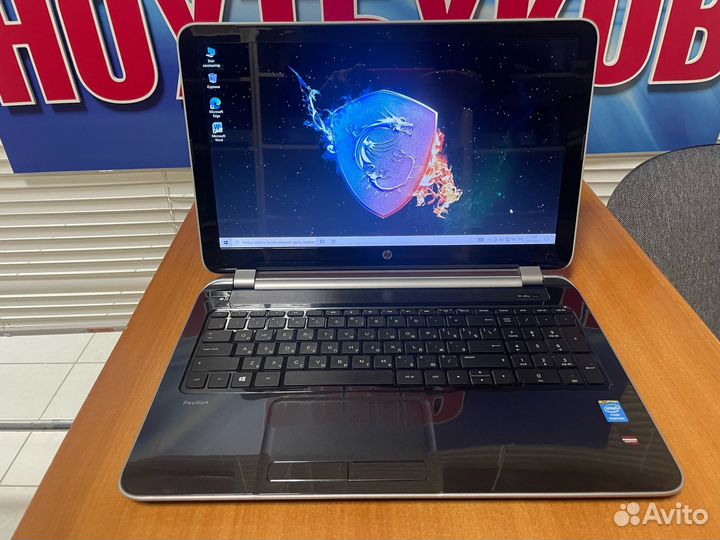 Ноутбук HP для сетевых игр / ssd / 8gb