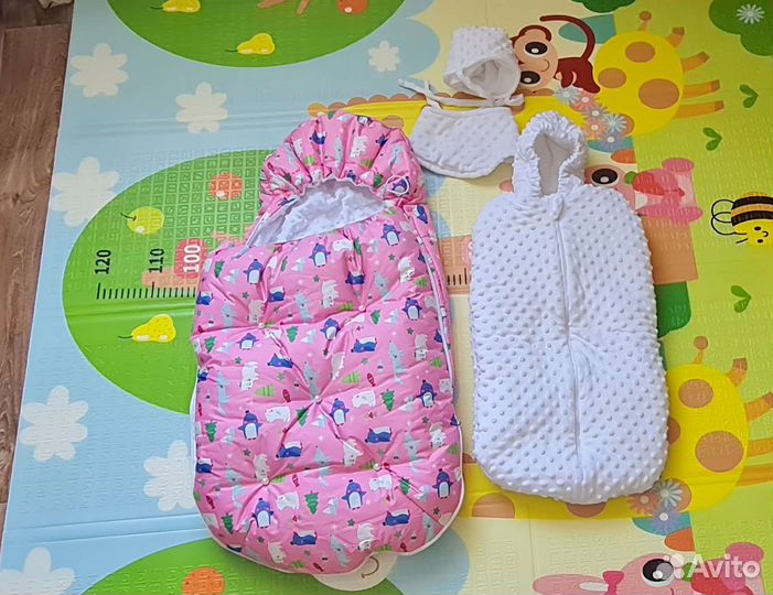 Зимний Комплект на выписку для девочки