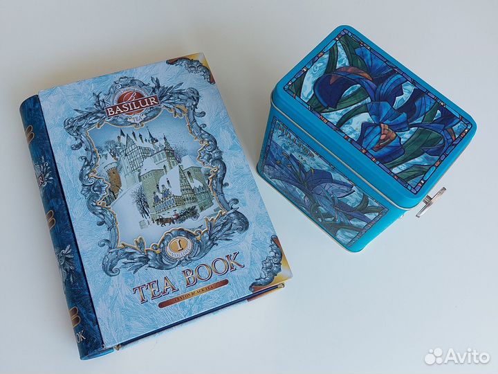 Шкатулка банка жестяная из под чая Hilltop