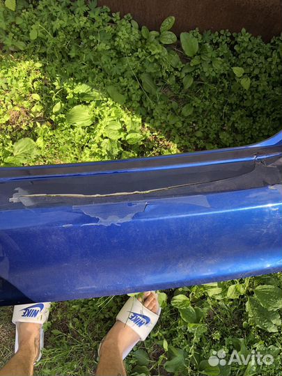 Задний бампер kia rio 3