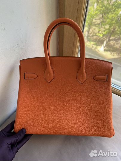 Сумка Hermes Birkin 30 orange togo