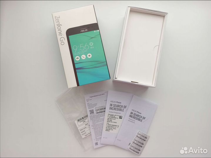 Коробка от Asus Zenfone Go