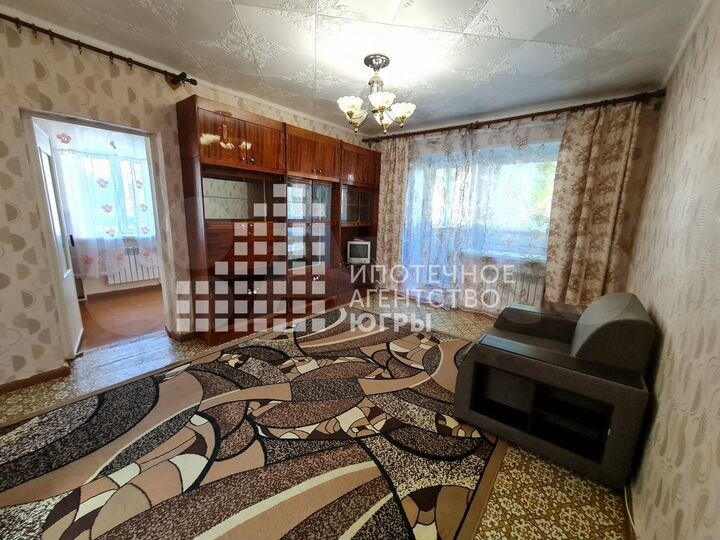 3-к. квартира, 52,6 м², 2/2 эт.