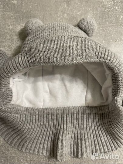 Шапка шлем Журавлик зимняя, 42-44