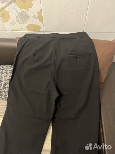 Брюки клёш черные женские