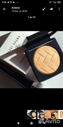 Bobbi brown пудра Peach