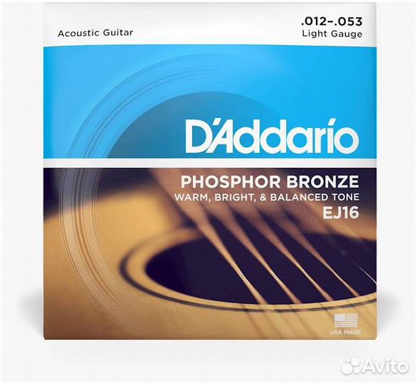 D'addario EJ16 - Струны для акустической гитары