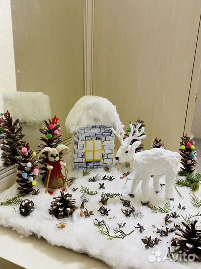 Новогодняя поделка для школы или сада