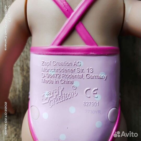 Пупс Zapf Creation Baby born Моя первая пловчиха