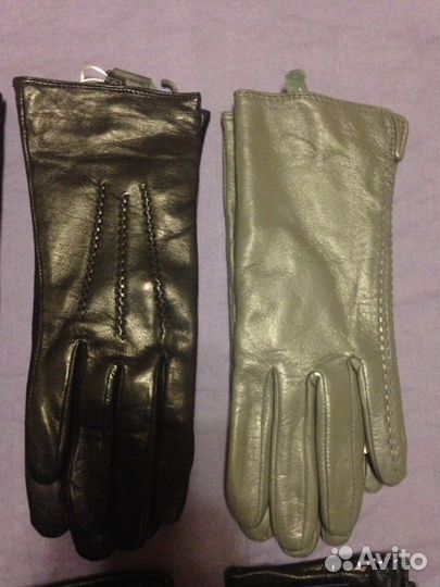 Перчатки новые кожанные