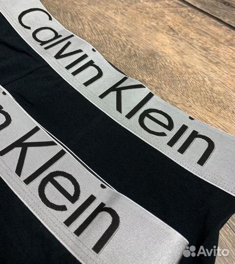 Трусы мужские черные calvin klein