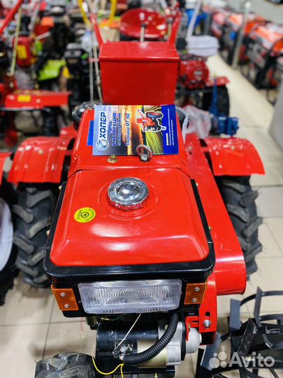 Тяжелый мотоблок Хопер 15Е(Вод охлаждение)