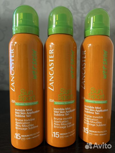 Косметика для солнца Clarins, Lancaster