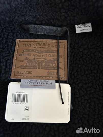Джинсовая куртка levis